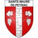 Sainte-Maure-de-Peyriac Sticker wappen, gelsenkirchen, augsburg, klebender aufkleber