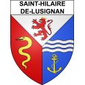 Saint-Hilaire-de-Lusignan 47 ville sticker blason écusson autocollant adhésif