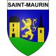 Pegatinas escudo de armas de Saint-Maurin adhesivo de la etiqueta engomada