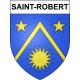 Saint-Robert 47 ville sticker blason écusson autocollant adhésif