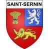 Stickers coat of arms Saint-Sernin adhesive sticker