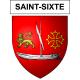 Saint-Sixte Sticker wappen, gelsenkirchen, augsburg, klebender aufkleber