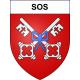 Stickers coat of arms Sos adhesive sticker
