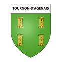 Tournon-d’Agenais Sticker wappen, gelsenkirchen, augsburg, klebender aufkleber