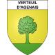 Stickers coat of arms Verteuil-d'Agenais adhesive sticker