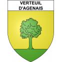 Adesivi stemma Verteuil-d'Agenais adesivo