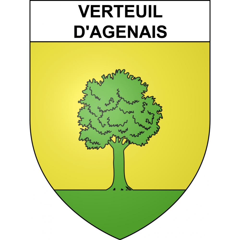 Stickers coat of arms Verteuil-d'Agenais adhesive sticker