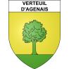 Verteuil-d'Agenais 47 ville sticker blason écusson autocollant adhésif