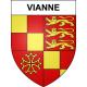 Pegatinas escudo de armas de Vianne adhesivo de la etiqueta engomada