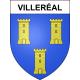 Villeréal 47 ville sticker blason écusson autocollant adhésif
