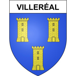 Villeréal Sticker wappen, gelsenkirchen, augsburg, klebender aufkleber