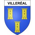 Villeréal Sticker wappen, gelsenkirchen, augsburg, klebender aufkleber
