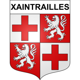 Stickers coat of arms Xaintrailles adhesive sticker