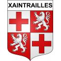 Xaintrailles Sticker wappen, gelsenkirchen, augsburg, klebender aufkleber