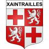 Xaintrailles 47 ville sticker blason écusson autocollant adhésif