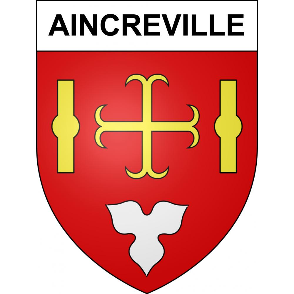 Aincreville 55 ville sticker blason écusson autocollant adhésif