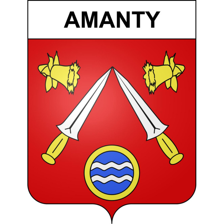 Amanty Sticker wappen, gelsenkirchen, augsburg, klebender aufkleber