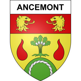 Pegatinas escudo de armas de Ancemont adhesivo de la etiqueta engomada
