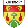 Ancemont 55 ville sticker blason écusson autocollant adhésif