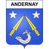 Stickers coat of arms Andernay adhesive sticker
