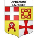 Apremont-la-Forêt Sticker wappen, gelsenkirchen, augsburg, klebender aufkleber