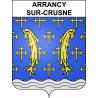 Stickers coat of arms Arrancy-sur-Crusne adhesive sticker