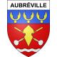 Pegatinas escudo de armas de Aubréville adhesivo de la etiqueta engomada