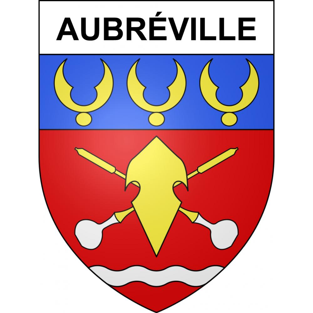 Aubréville 55 ville sticker blason écusson autocollant adhésif