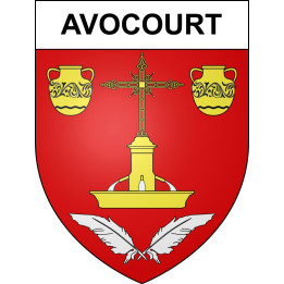 Avocourt Sticker wappen, gelsenkirchen, augsburg, klebender aufkleber