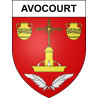 Avocourt Sticker wappen, gelsenkirchen, augsburg, klebender aufkleber
