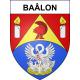 Baâlon 55 ville sticker blason écusson autocollant adhésif