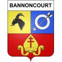 Stickers coat of arms Bannoncourt adhesive sticker