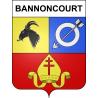 Stickers coat of arms Bannoncourt adhesive sticker