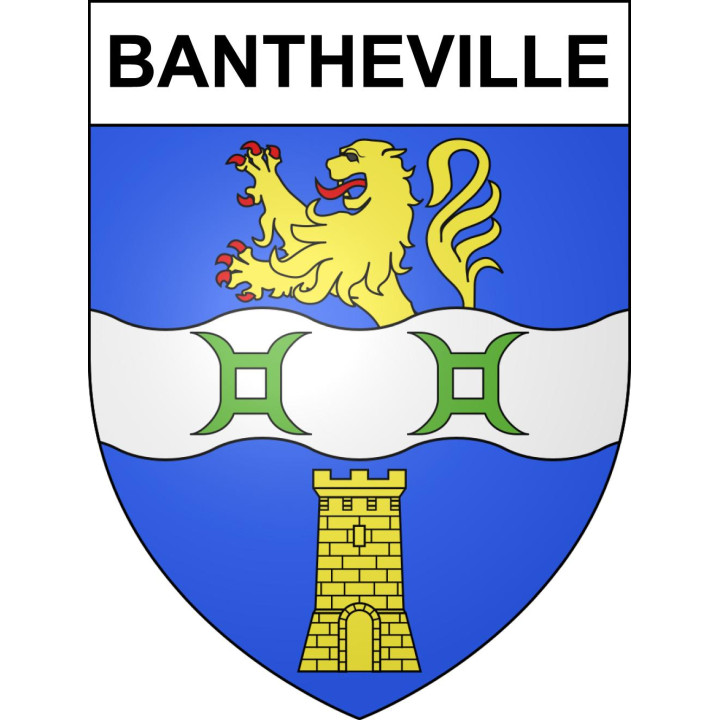 Stickers coat of arms Bantheville adhesive sticker