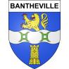 Bantheville 55 ville sticker blason écusson autocollant adhésif