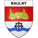 Baulny 55 ville sticker blason écusson autocollant adhésif