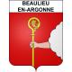 Beaulieu-en-Argonne 55 ville sticker blason écusson autocollant adhésif