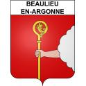 Stickers coat of arms Beaulieu-en-Argonne adhesive sticker