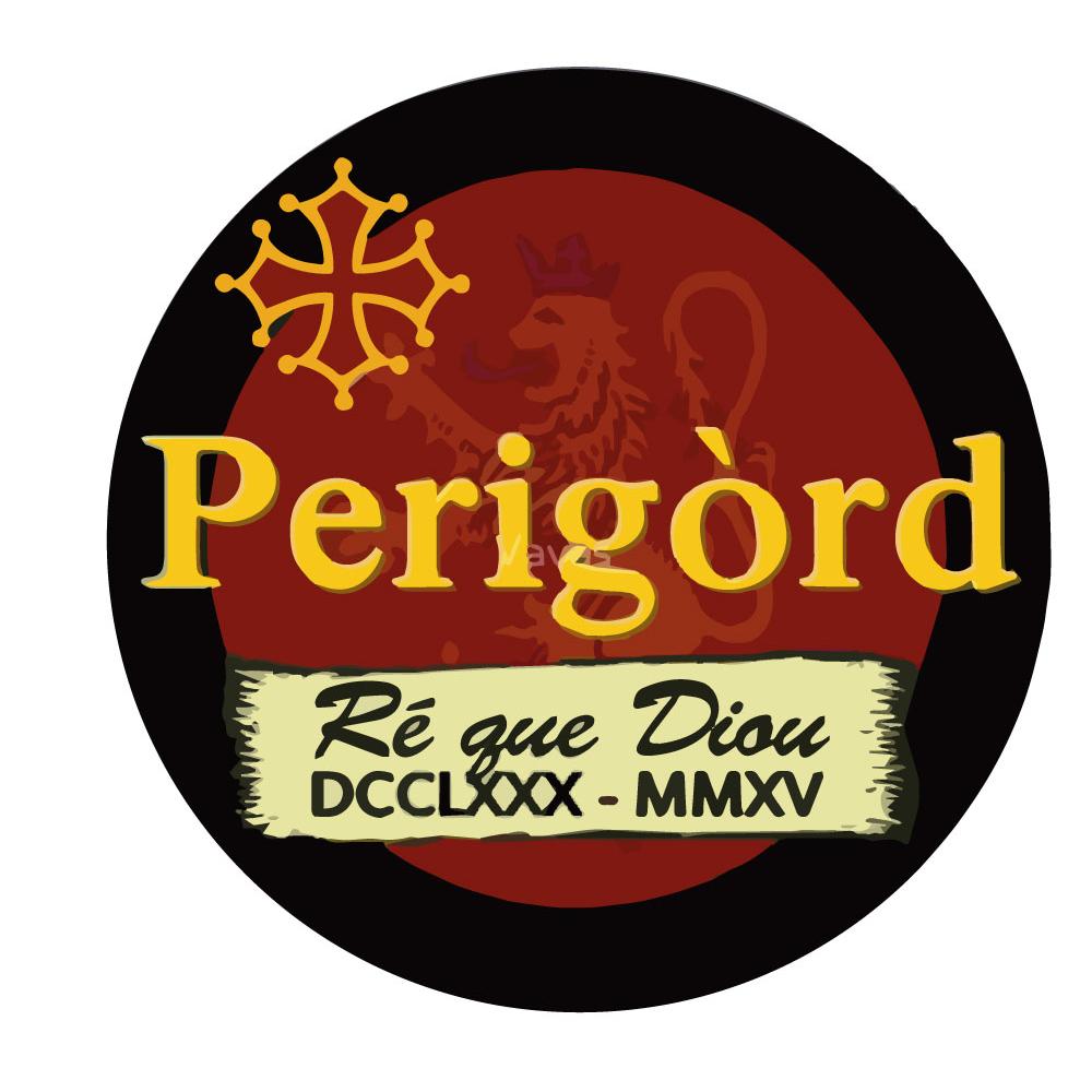Périgord Ré que Diou autocollant adhésif sticker logo 746