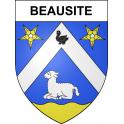Beausite 55 ville sticker blason écusson autocollant adhésif
