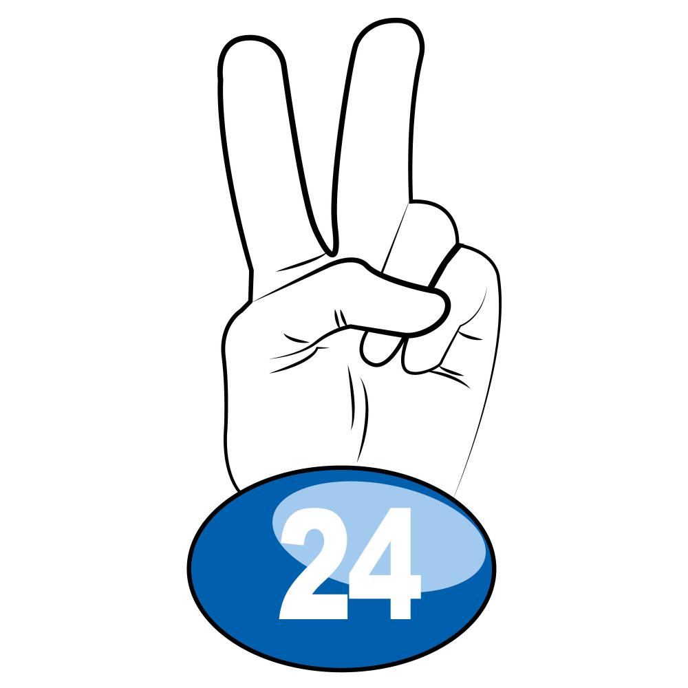 Mains motard 24 Dordogne autocollant adhésif sticker logo 356