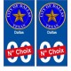 Dallas USA ville Autocollant plaque immatriculation auto sticker numéro au choix sticker city