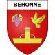 Behonne 55 ville sticker blason écusson autocollant adhésif