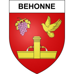 Pegatinas escudo de armas de Behonne adhesivo de la etiqueta engomada