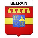 Belrain 55 ville sticker blason écusson autocollant adhésif