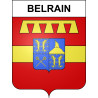 Belrain Sticker wappen, gelsenkirchen, augsburg, klebender aufkleber