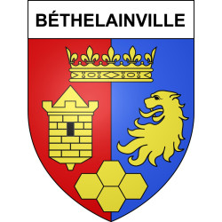 Pegatinas escudo de armas de Béthelainville adhesivo de la etiqueta engomada