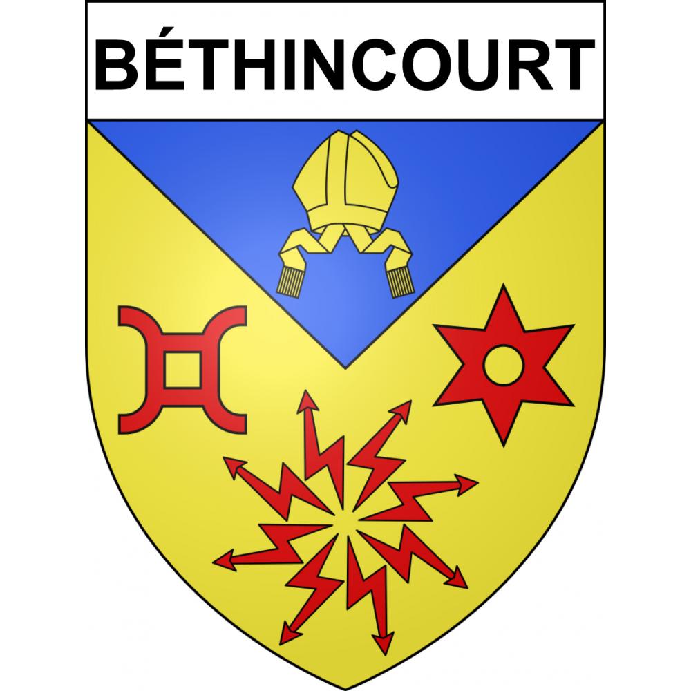Béthincourt 55 ville sticker blason écusson autocollant adhésif