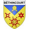 Pegatinas escudo de armas de Béthincourt adhesivo de la etiqueta engomada