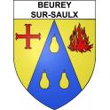 Beurey-sur-Saulx 55 ville sticker blason écusson autocollant adhésif